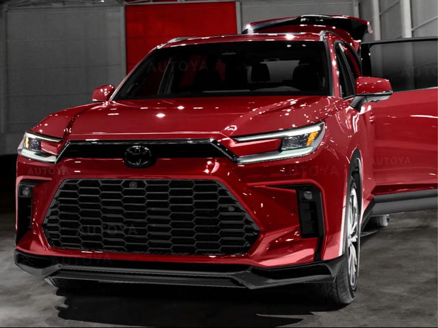 全新汉兰达细节：外观长这样？蜂窝格栅+C字型大灯 配大尺寸中控屏