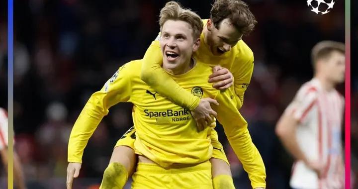 四支欧冠新军成绩单：挪威黑马继续前行 三队止步联赛阶段