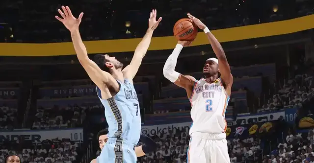 降维打击！NBA季后赛西部首轮G1：雷霆队碾压131-80狂胜灰熊队