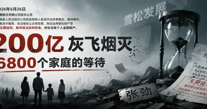 广州首富完了，终审被判无期