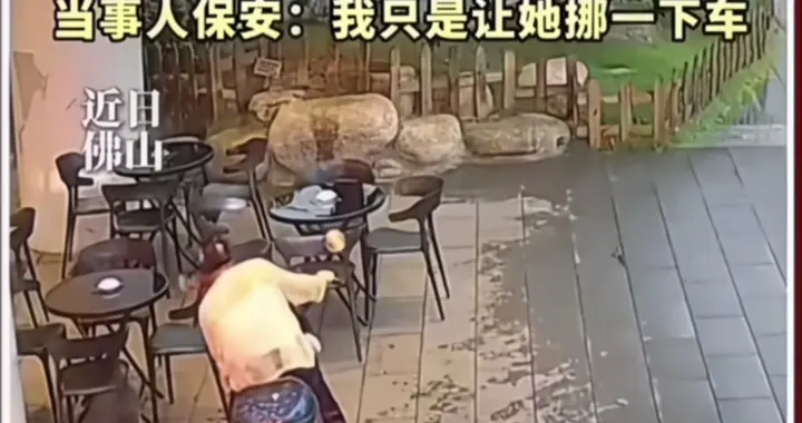 顺德渔村事件反转！监控曝光，宝妈素质引热议！网友：冤枉保安了