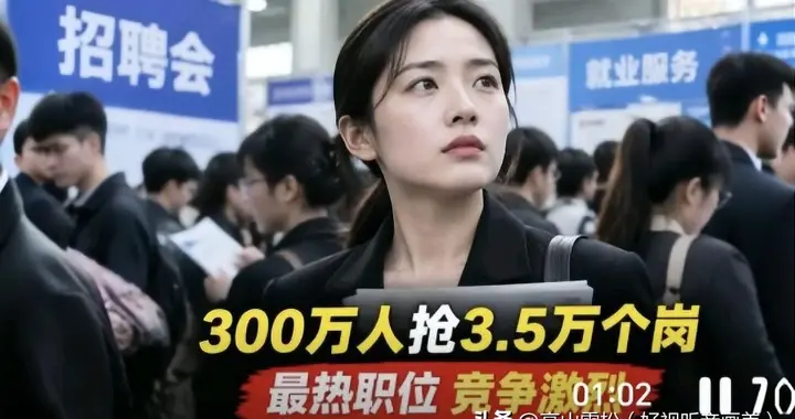2027年国考报名结束，300余万人过审，最热岗位5840:1竞争激烈啊