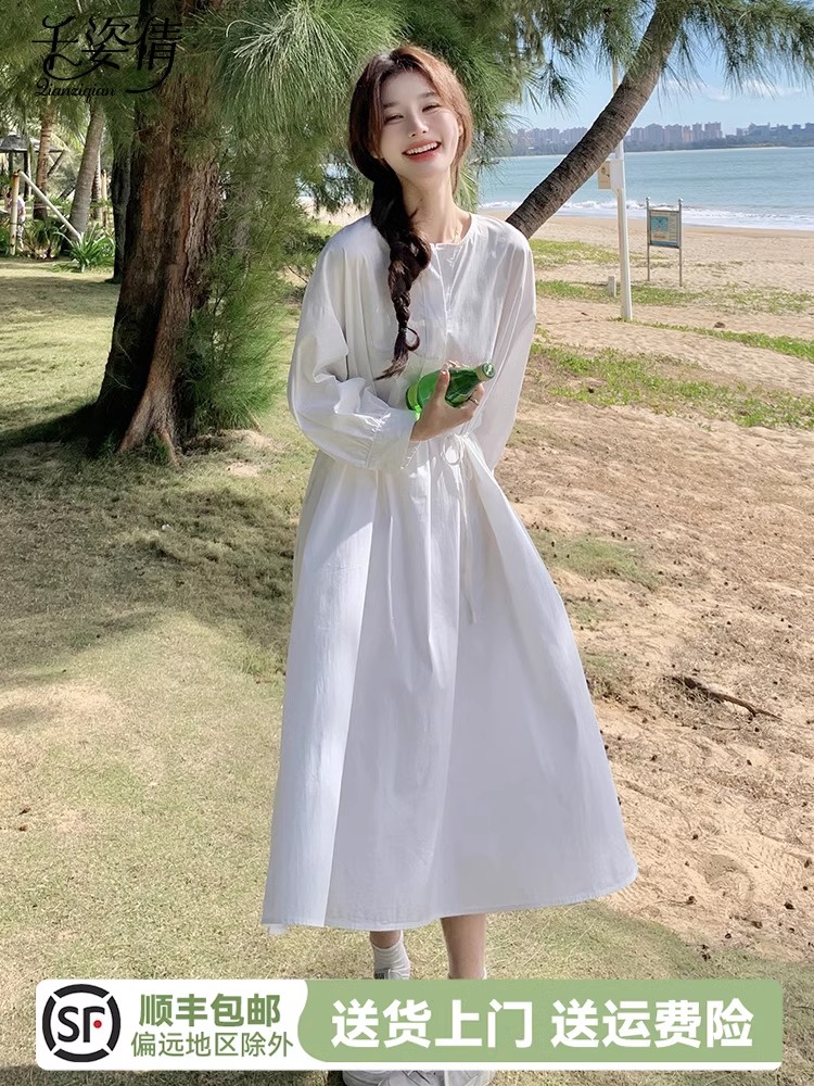 👗初春法式白衬衫裙 温柔初恋感💕