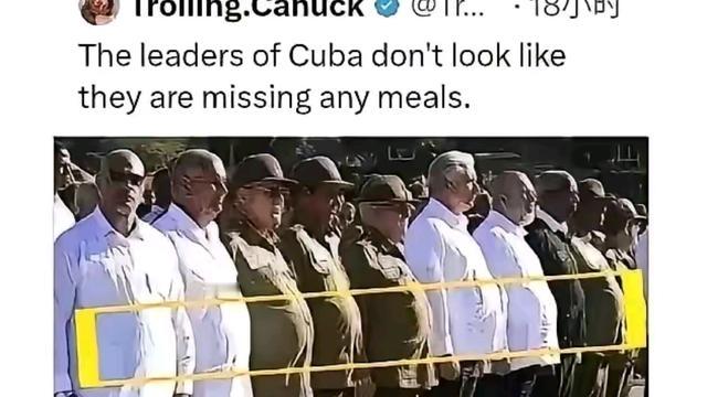 淡泊闰二月：都说古巴最近遇到灾荒，中国援