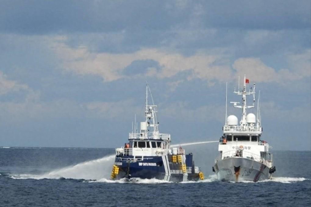 美大使馆通告中国，不准喷射水炮，南海进入混合战，6颗钉子要除