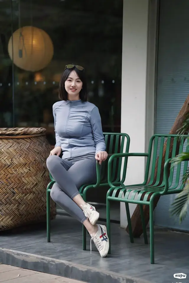 运动女孩的清新时光