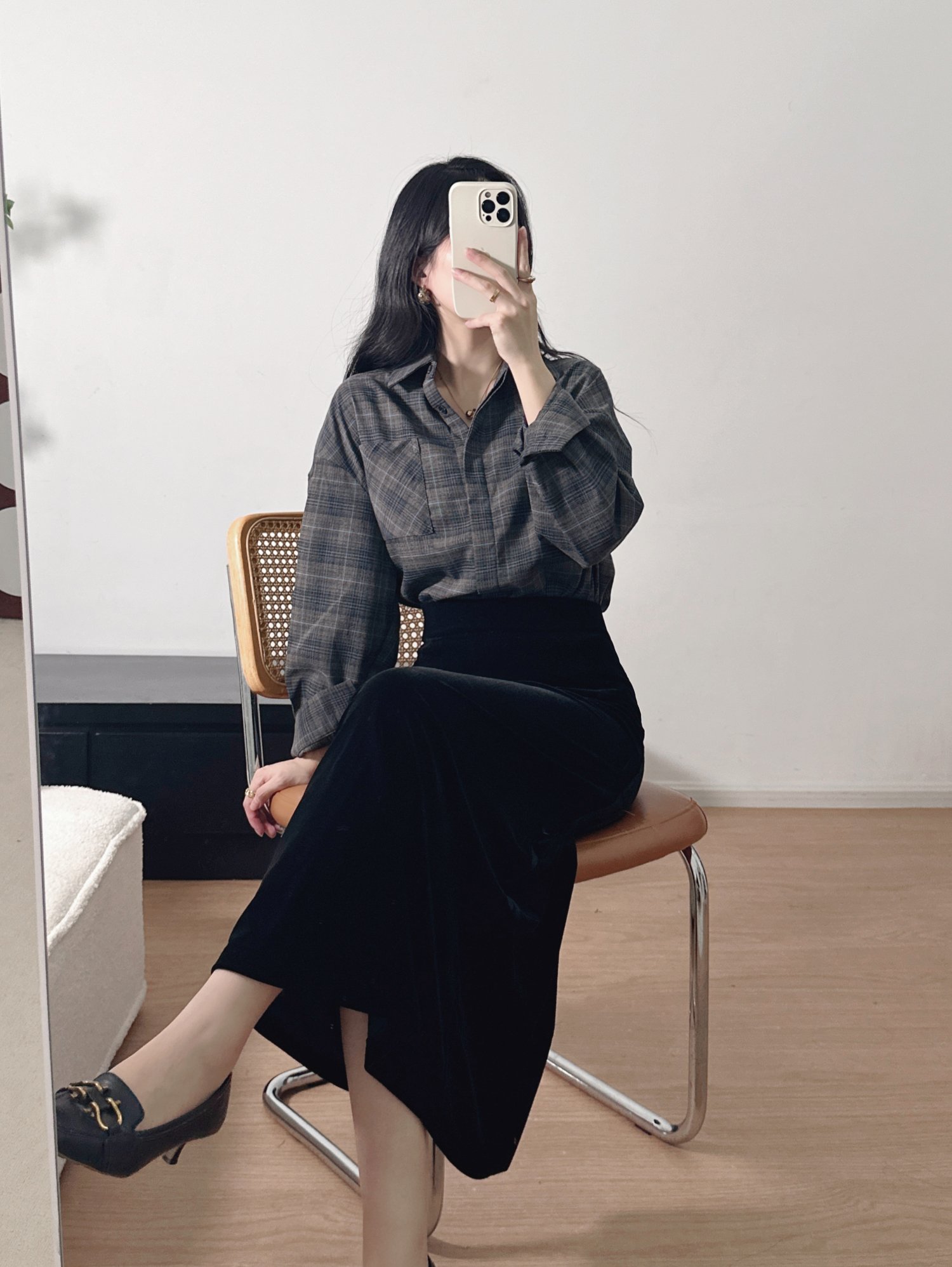 经典格子衬衫/实用穿搭分享🎧