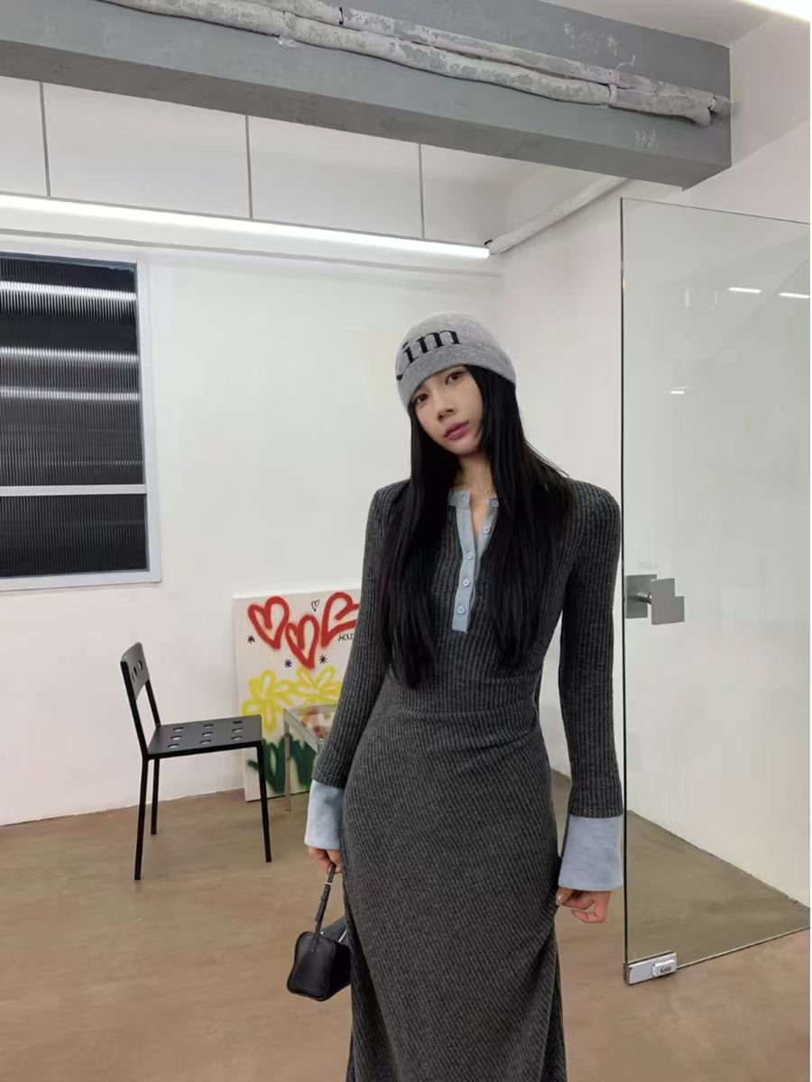 不懂就问这么温柔的针织连衣裙没人喜欢