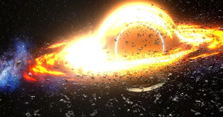 恒星撕碎瞬间暴露黑洞，不在星系中心，竟远在三千光年外？