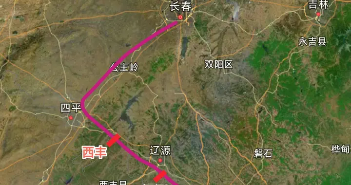 长春到通化高铁线路走向初步形成，西丰县、梅河口市也跟着受益