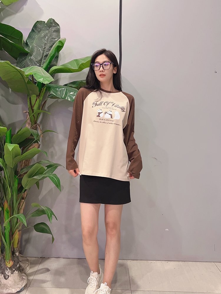插肩长袖🤎美式叠穿指南