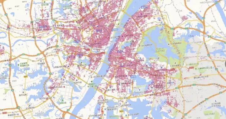 这张武汉人口图，揭示了一个真相，武汉郊区比光谷的人口密度还高