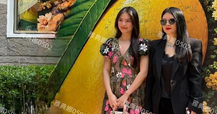 巴基斯坦芒果节见到了李湘王诗龄，母女俩瘦了好多颜值提升了不少