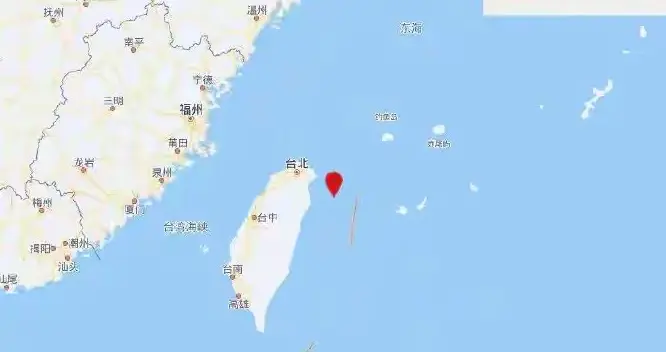 刚刚发生，中国台湾地区附近发生6.5级左右地震据中国地震