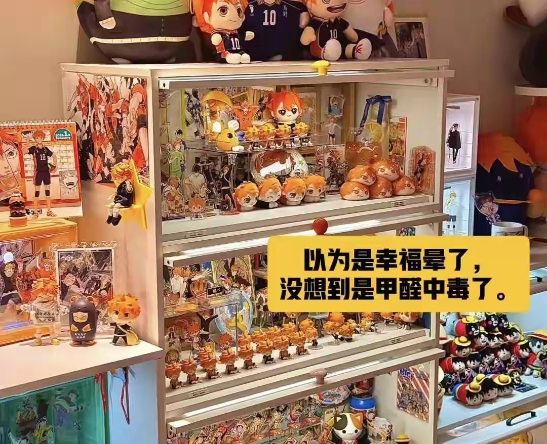 杭州，一个20岁的小姑娘，攒了三年攒出五百多枚吧唧，把十几平的小卧室三...