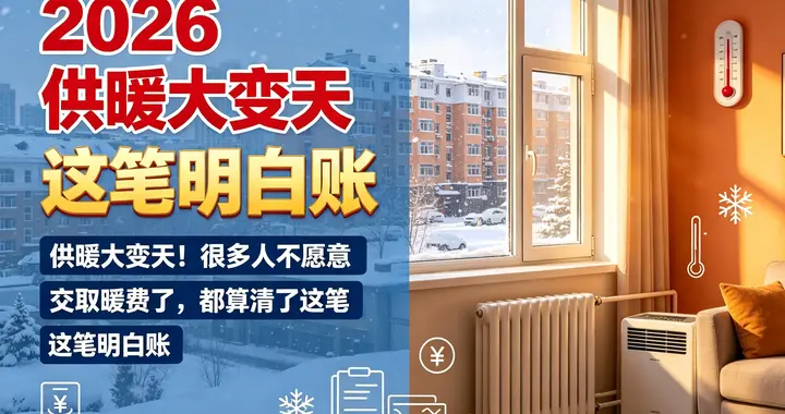2026 供暖大变天！很多人不愿意交取暖费了，都算清了这笔明白账
