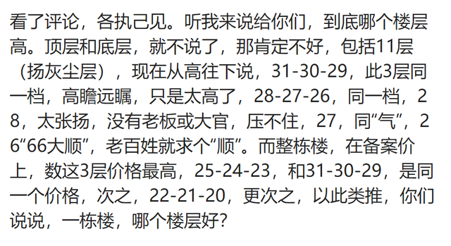 买房子时，买几楼最好？网友：我直接买了一个4楼结果房间号是404