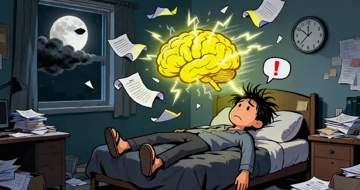 为什么越累越睡不着？其实是大脑在捣鬼
