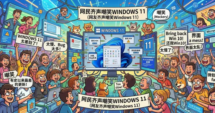Windows 11 承诺要“好好做人”，结果被群嘲