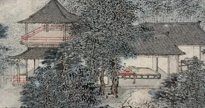 鉴赏【仇英《江南春》高清】