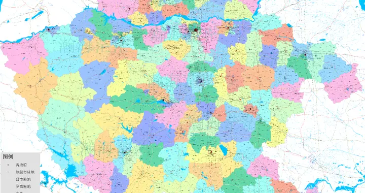 2026年1月河南省乡镇地图，文后附下载地址