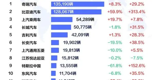 比亚迪前十一月全球多市场夺冠，多国销量超越特斯拉