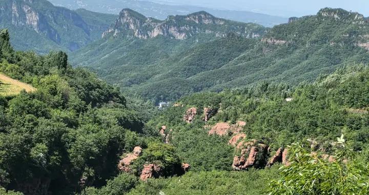 新密伏羲山大峡谷美景欣赏！