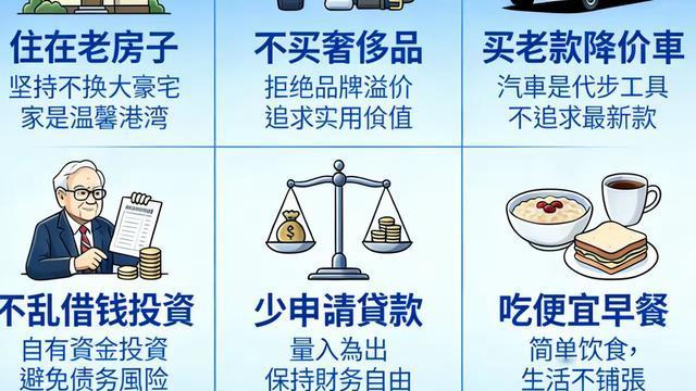 优质资产收藏家：巴菲特9个省钱习惯，狠狠