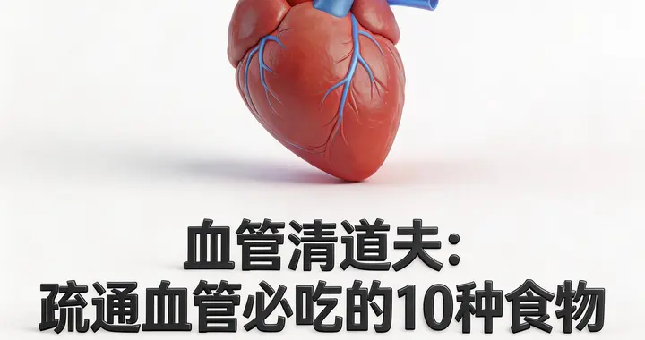 40岁后不想血管堵？常吃这10种“天然清道夫”，科学疏通更安心！