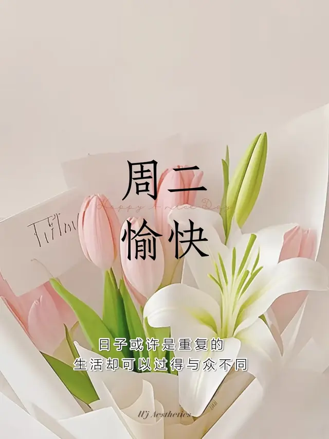 周二愉快!不一样的朋友圈早安文案，开启元气满满的一天~