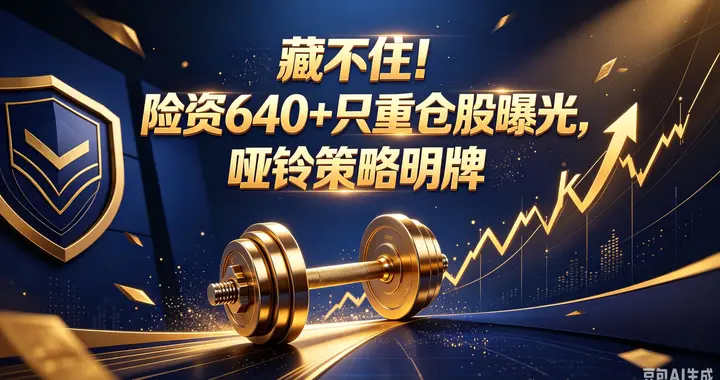 藏不住！险资640+只重仓股曝光，哑铃策略明牌