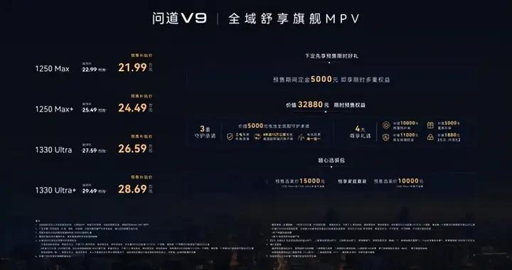 全家出行新选择！问道V9开启预售，20万拿下50万级配置