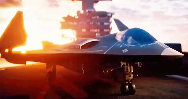 抄袭中国歼-36?美国海军六代机方案，同样选择背部进气