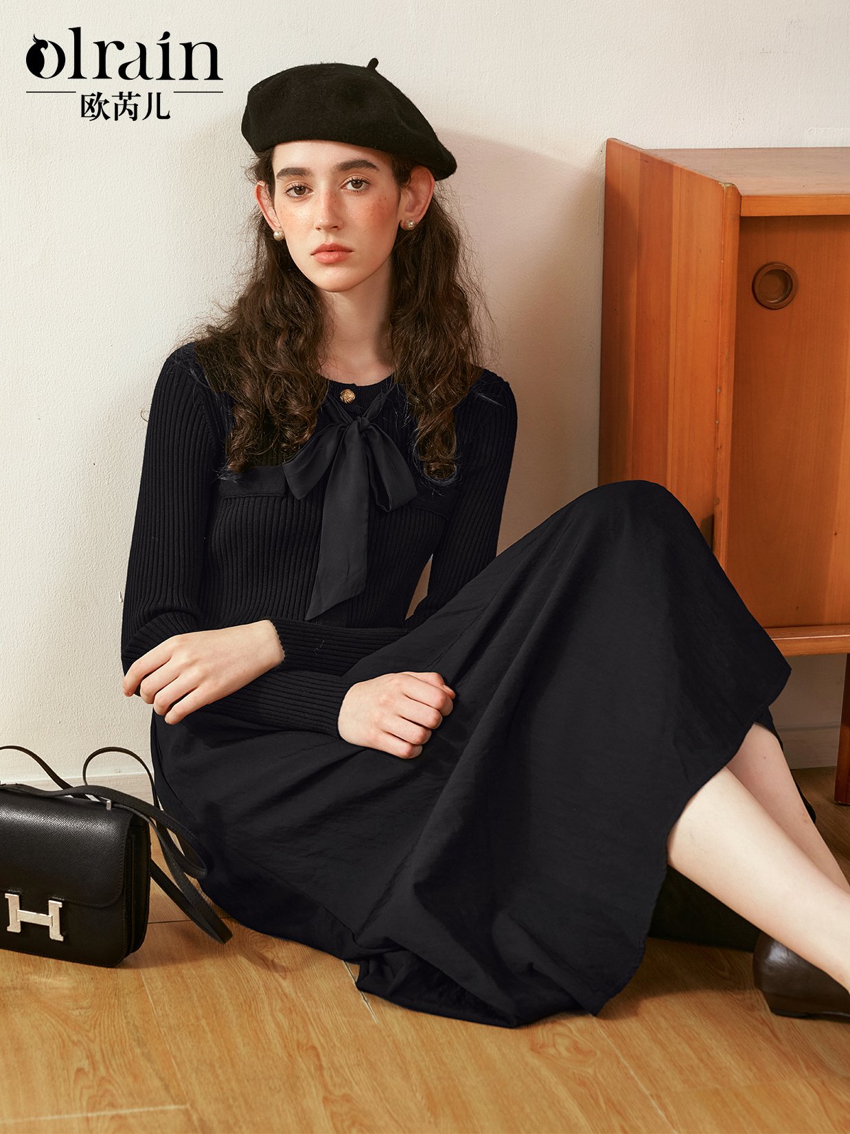 篙贵优雅风范！法式收腰显瘦小香风连衣裙