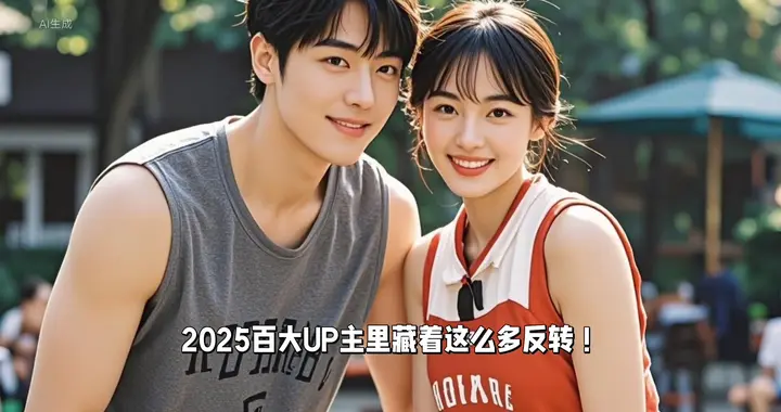 2025百大UP主揭晓，罗翔六连霸 AI黑马逆袭。