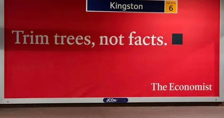 英国《经济学人》的地铁广告，发人深省