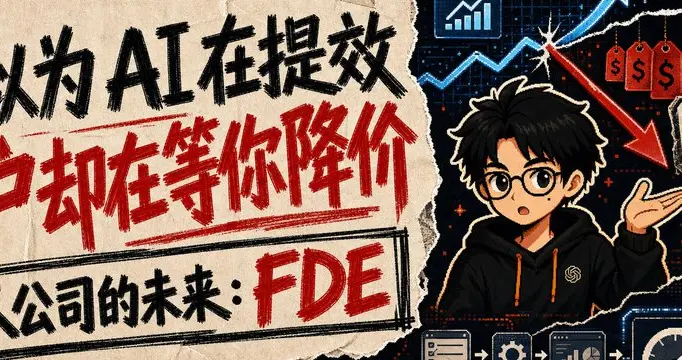 AI第一波打掉一人公司，终极出路：不会FDE，你将被AI彻底卷死！