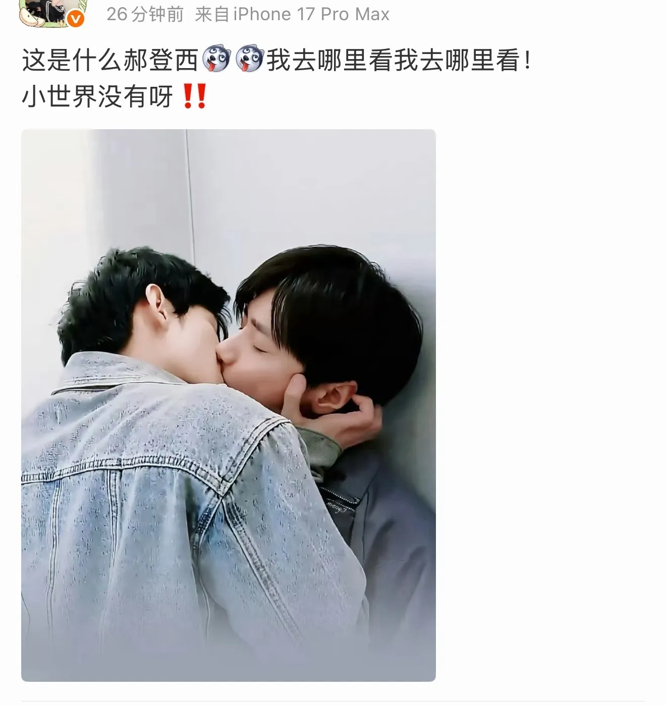 我说啥了❗️我说啥了！！ 让我爹地爸比出来！ 他俩啥都不干，站在一起就...