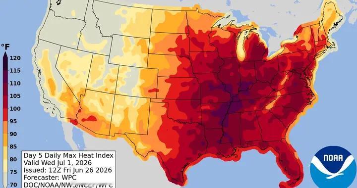 美国250周年国庆遭罪，热浪从欧洲一路杀来，精准扣在美国人头顶