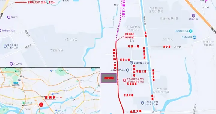 增城这一片区将新建2条道路，总投资超2.4亿元