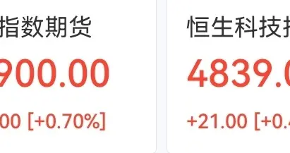 夜盘富时A50与恒生科技指数期货低开高走，今天A股与港股稳了！