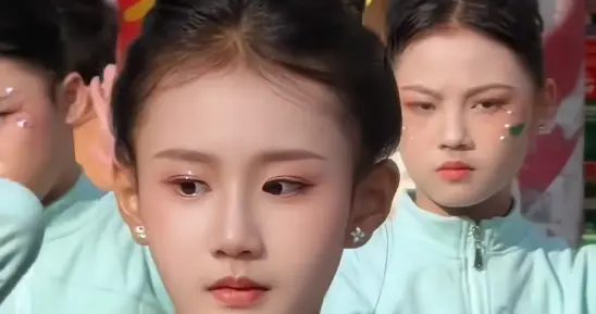 女孩一出场像从壁画走出来，女孩母亲回应走红，六年级以学业为主