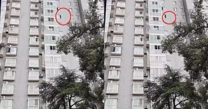 长沙大四女生因考试失利高空抛掷瓷砖、花瓶等物近半小时，物业上门时，她正...