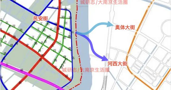 直通江心洲，南京河西大街或需快速化