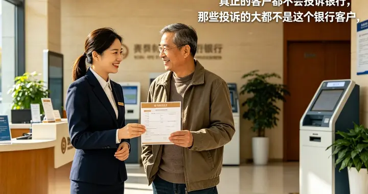 相信吗？真正的客户都不会投诉银行，那些投诉的大都不是银行客户