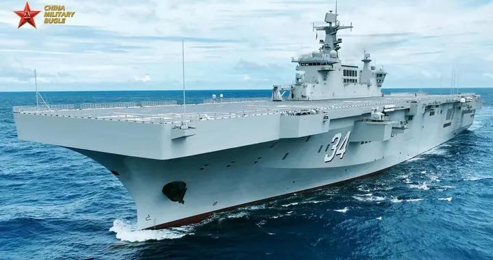 真的强大了！075编队刚进菲律宾海，三千公里外的2个国家就紧张了