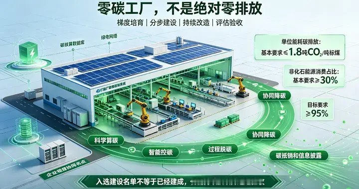 零碳工厂不是烧钱减碳！制造业绿色账本怎么算明白