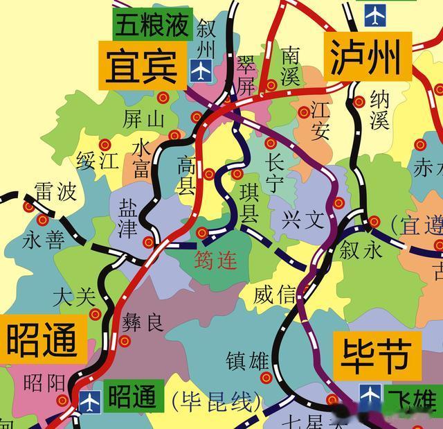 四川宜宾—筠连线，纳入“西昌—遵义”客货扶贫铁路意义！