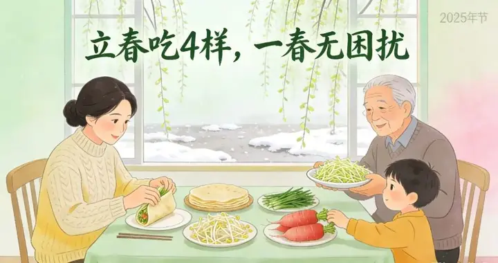 今年立春吃 4 样，顺应时节养身体，一春安康没烦恼