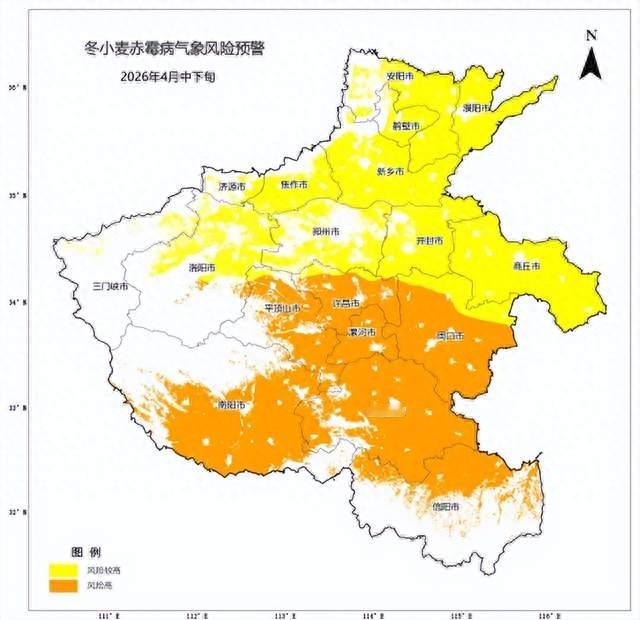 开封较高风险！河南发布气象风险预警→